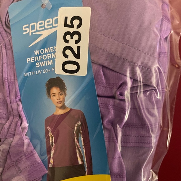 NWT Women’s Performance Swim-Tee. Sm. #0235. Lavender- Light Purple - Picture 5 of 5